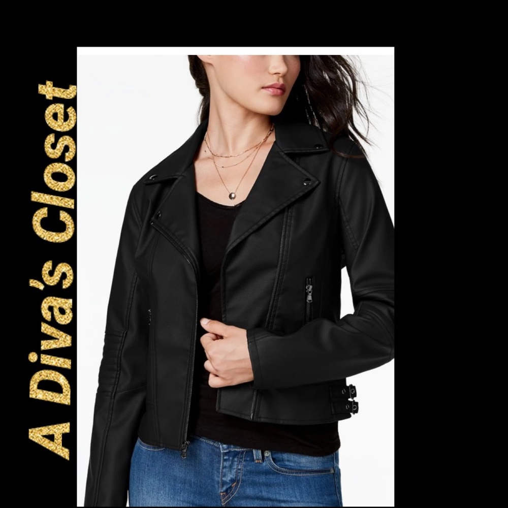 Celebrity Pink Faux Leather Jacket